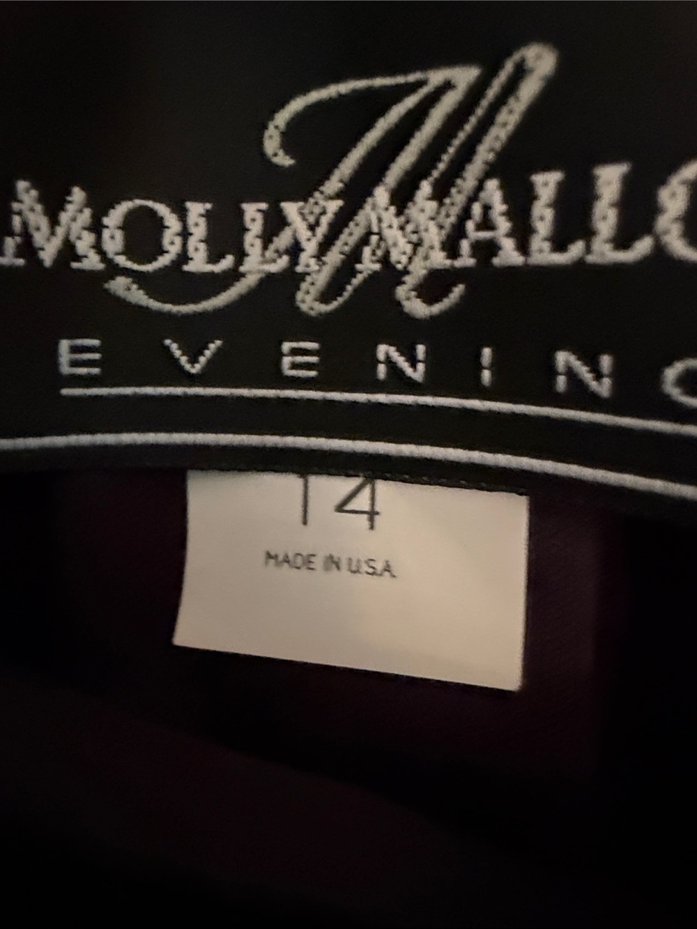 Molly Malloy Black Velvet Dress Butterfly Accent NWT - Picture 12 of 13